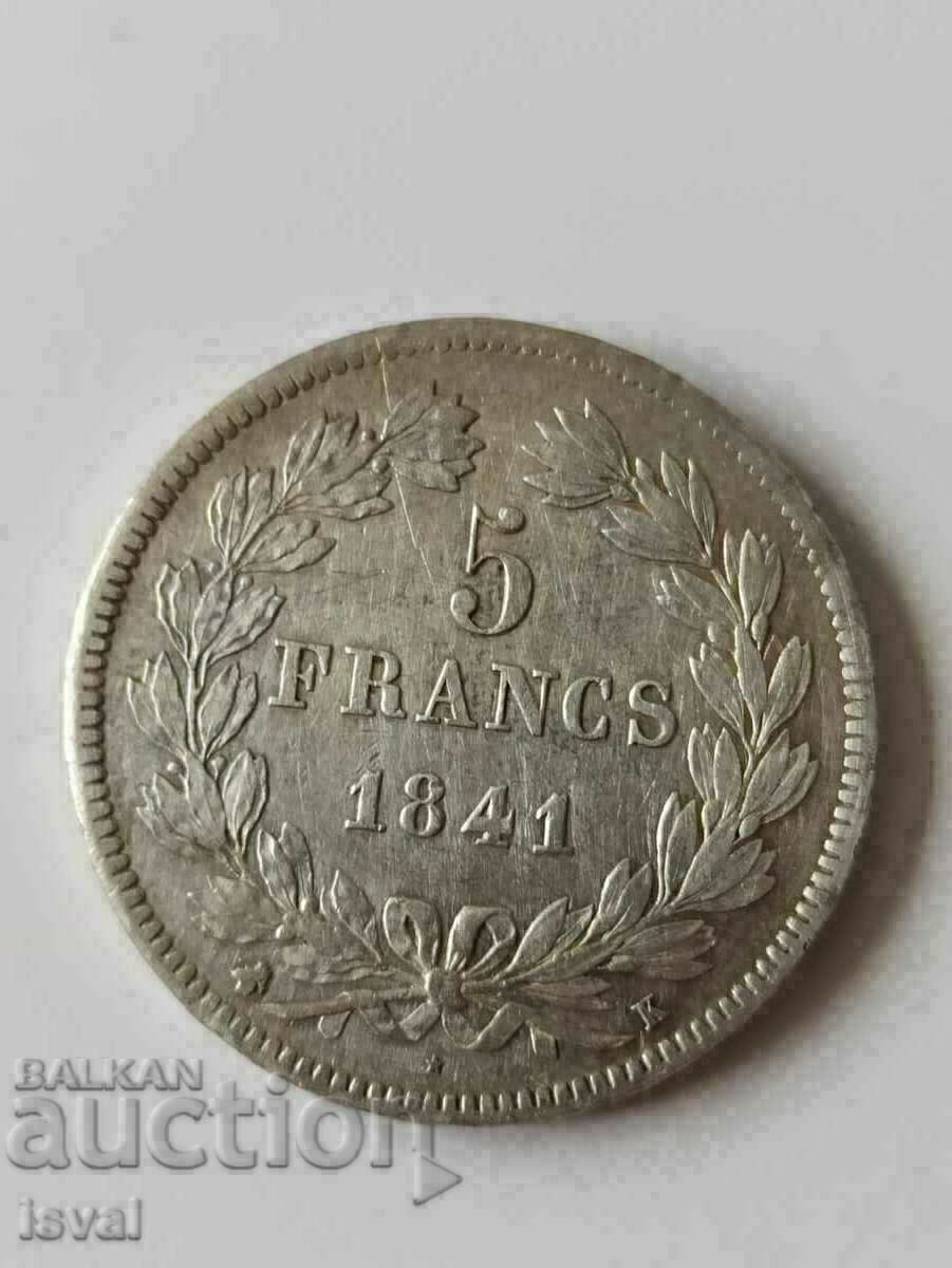 5 Francs - 1841 - France