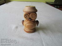 Wooden salt shaker Owl