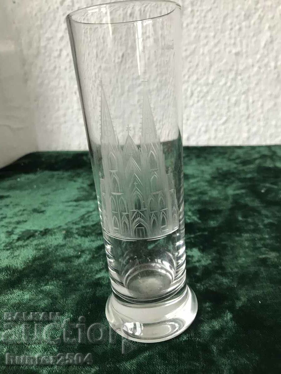 Cathedral cup-17/4 cm, engraved