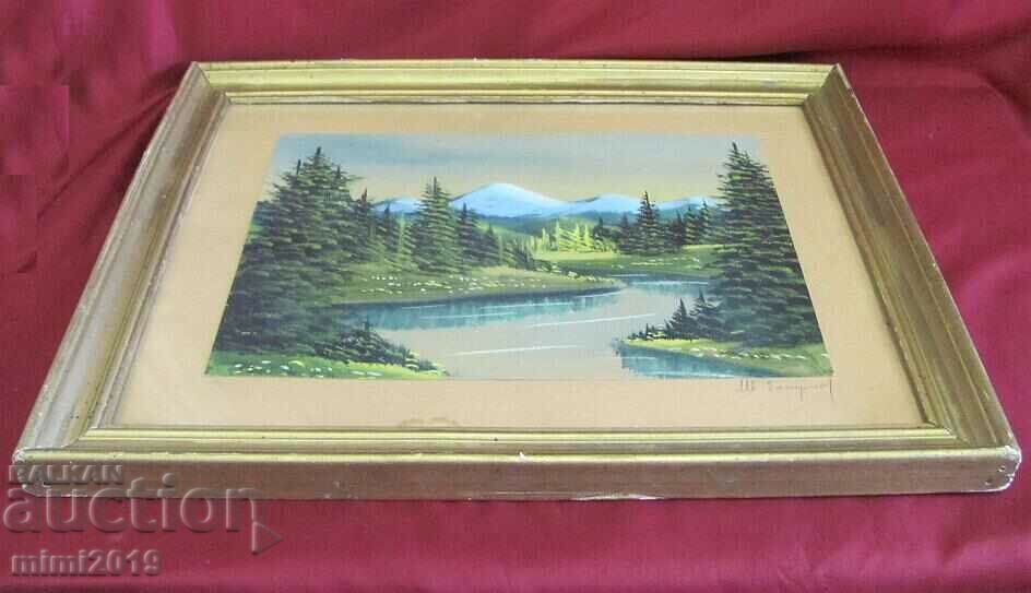 Παλιά ζωγραφική υπογεγραμμένη - 6 Παλιά ζωγραφική υπογεγραμμένη - 6