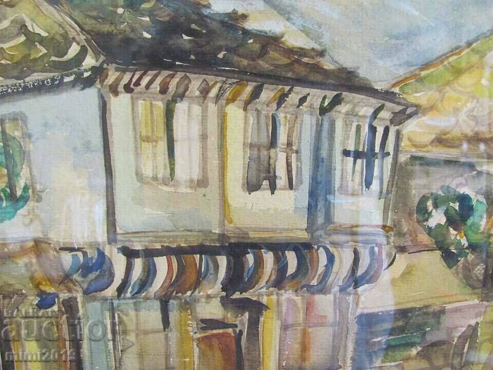 Auction Painting Watercolor Auction Painting Watercolor