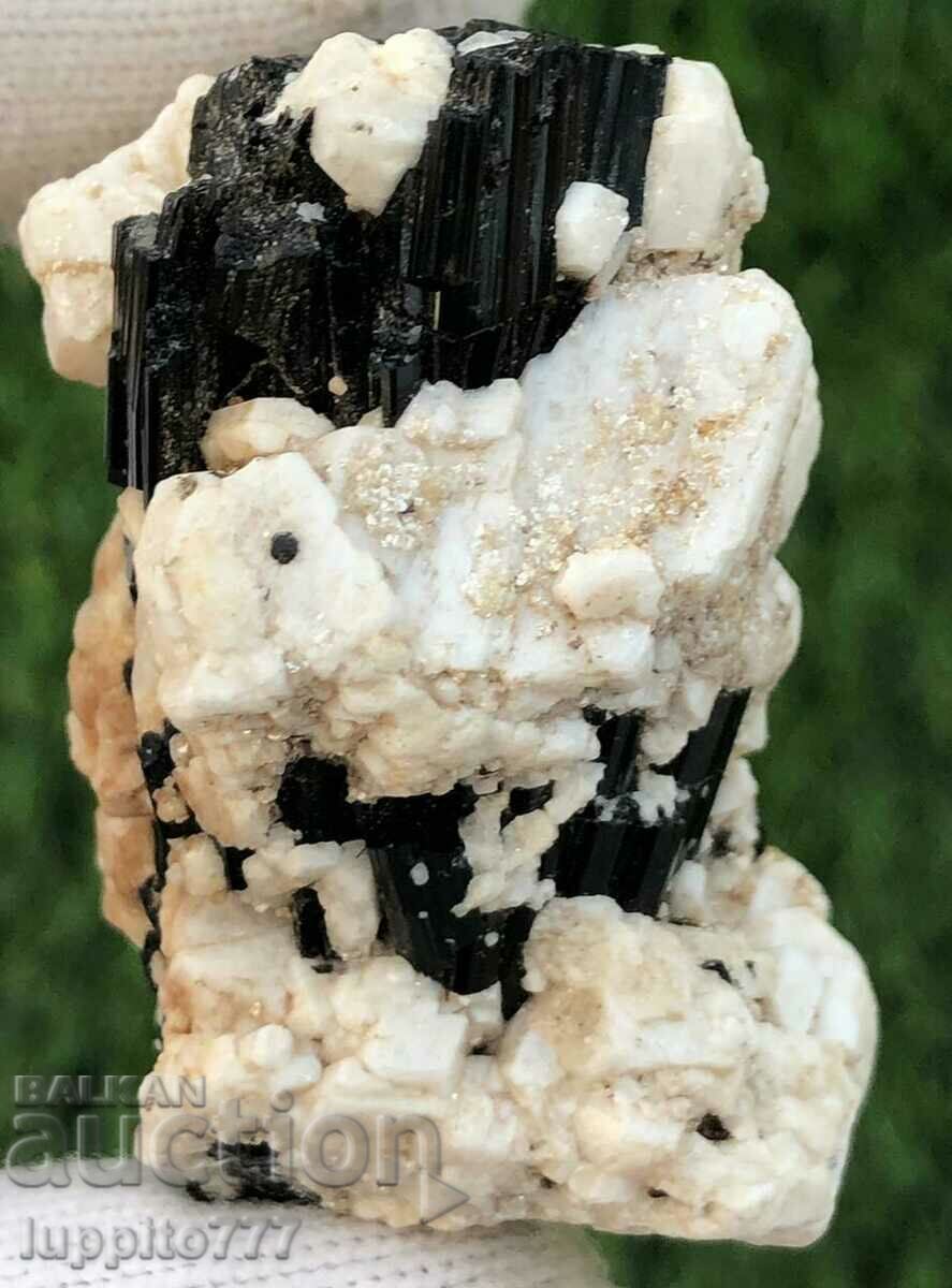 Delivery of natural black tourmaline on matrix unique 50 grams Delivery of natural black tourmaline on matrix unique 50 grams