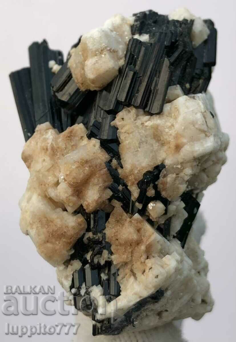 natural black tourmaline on matrix unique 50 grams - 6 natural black tourmaline on matrix unique 50 grams - 6