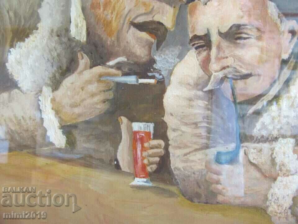 Delivery of Old Painting Oil Cardboard