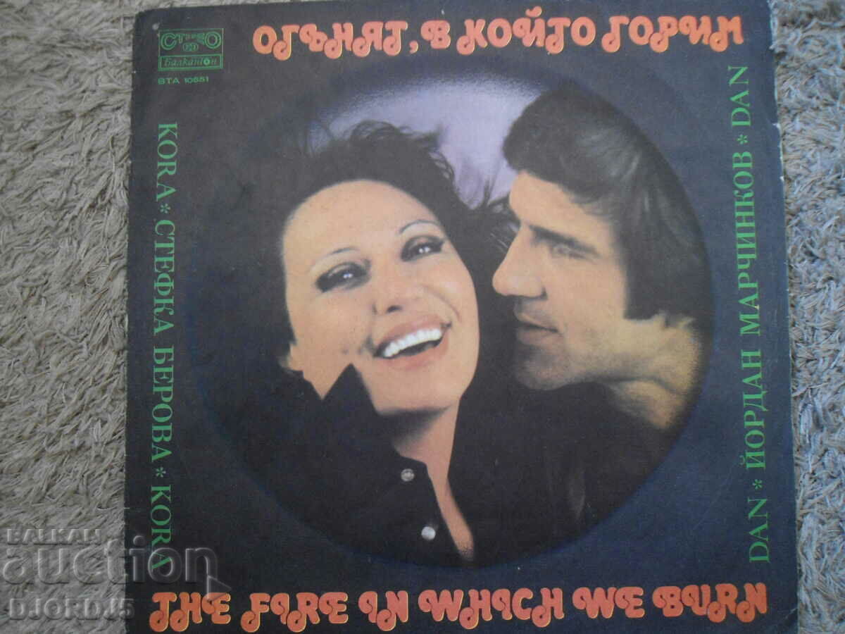 Delivery of Art. Berova Y. Marchinkov, VTA 10651, gramophone record, large Delivery of Art. Berova Y. Marchinkov, VTA 10651, gramophone record, large