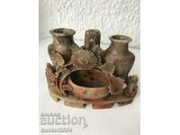 Paperweight, vase, candlestick - stone carving