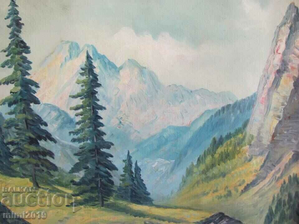 Παλαιό λάδι ζωγραφικής, χαρτόνι, υπογεγραμμένο με τιμή 45.50 BGN | € 23.26 Παλαιό λάδι ζωγραφικής, χαρτόνι, υπογεγραμμένο με τιμή 45.50 BGN | € 23.26