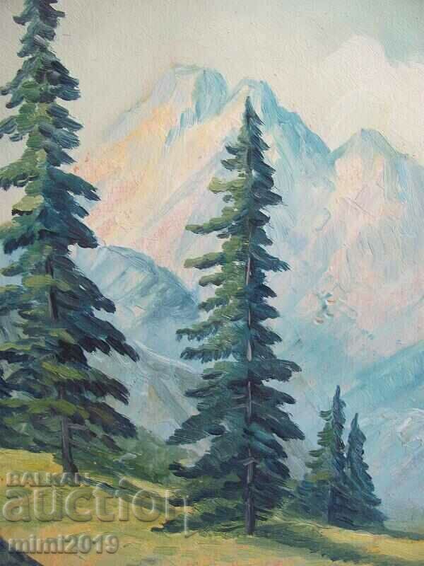 Παλαιό λάδι ζωγραφικής, χαρτόνι, υπογεγραμμένο - 6 Παλαιό λάδι ζωγραφικής, χαρτόνι, υπογεγραμμένο - 6