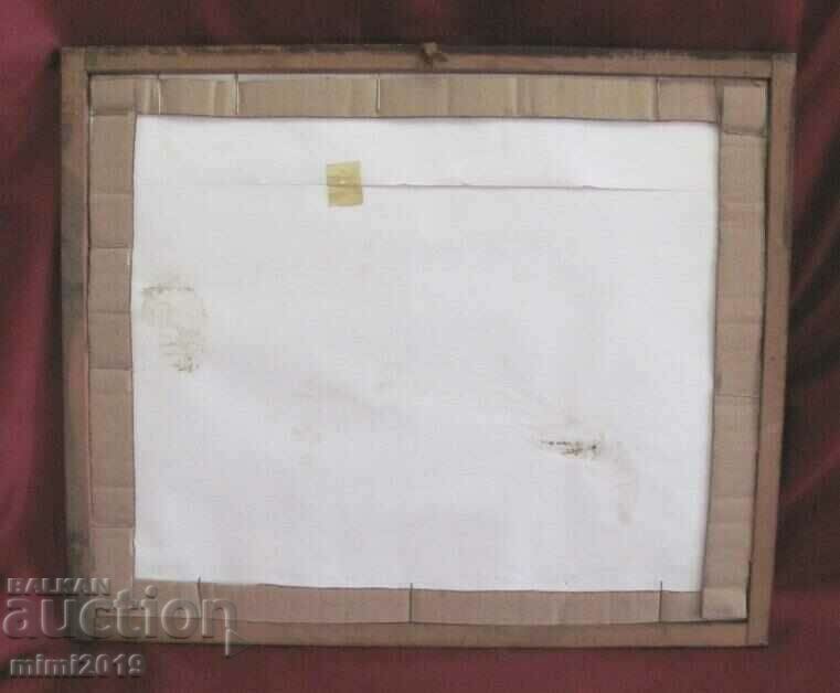 Παλαιό λάδι ζωγραφικής, χαρτόνι, υπογεγραμμένο - 7 Παλαιό λάδι ζωγραφικής, χαρτόνι, υπογεγραμμένο - 7