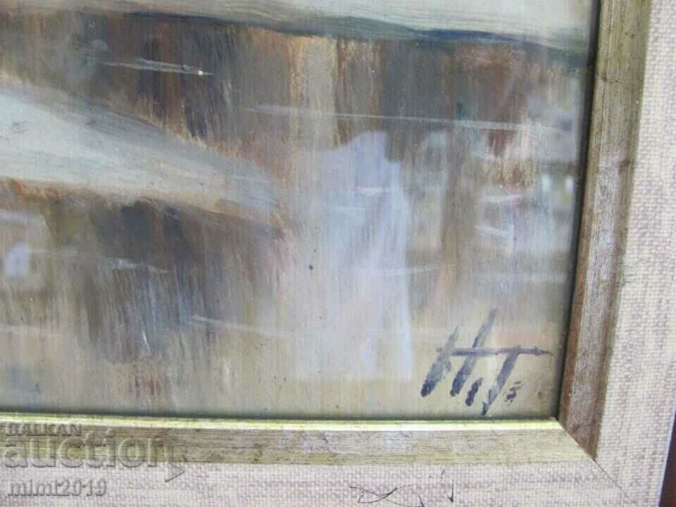 Painting Acrylic, Cardboard, Signed - 6 Painting Acrylic, Cardboard, Signed - 6