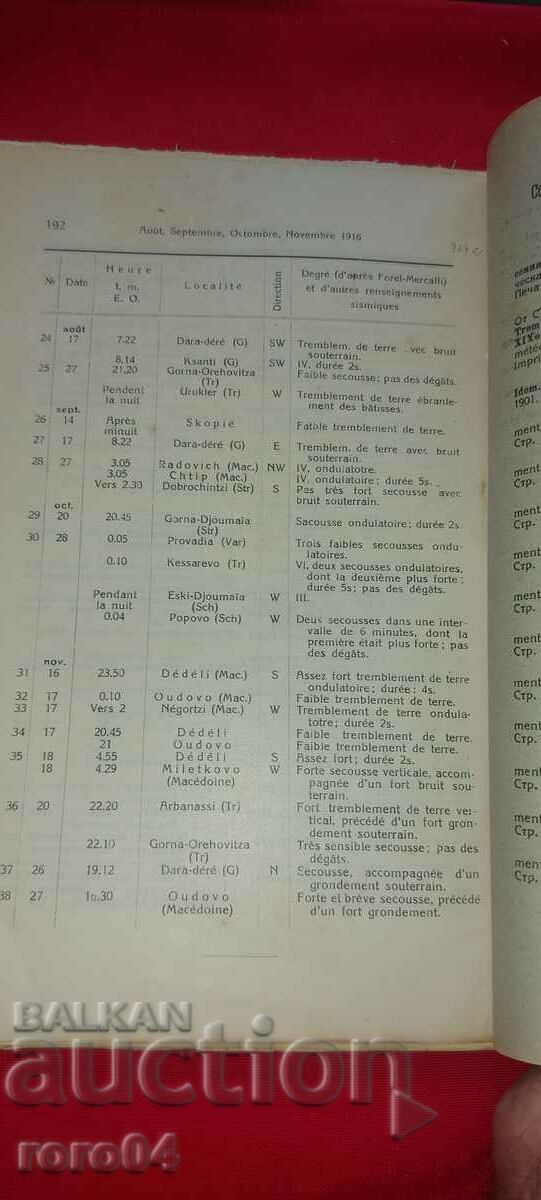 THE EARTHQUAKES IN BULGARIA - SPAS VATSOV - RRR - 6