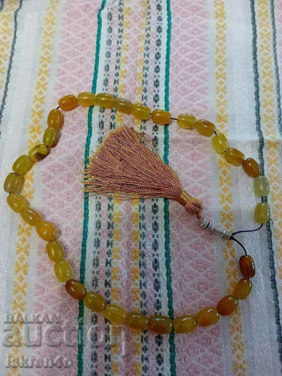 Ροζάριο Αχάτης κίτρινο-πορτοκαλί με τιμή 120.00 BGN | € 61.36 Ροζάριο Αχάτης κίτρινο-πορτοκαλί με τιμή 120.00 BGN | € 61.36