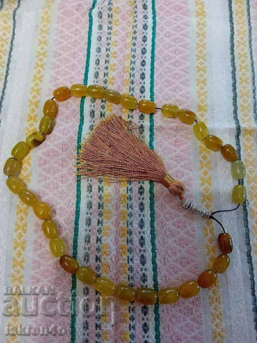 Rozariu Agat galben-portocaliu cu preț € 65.00 | 127.13 BGN