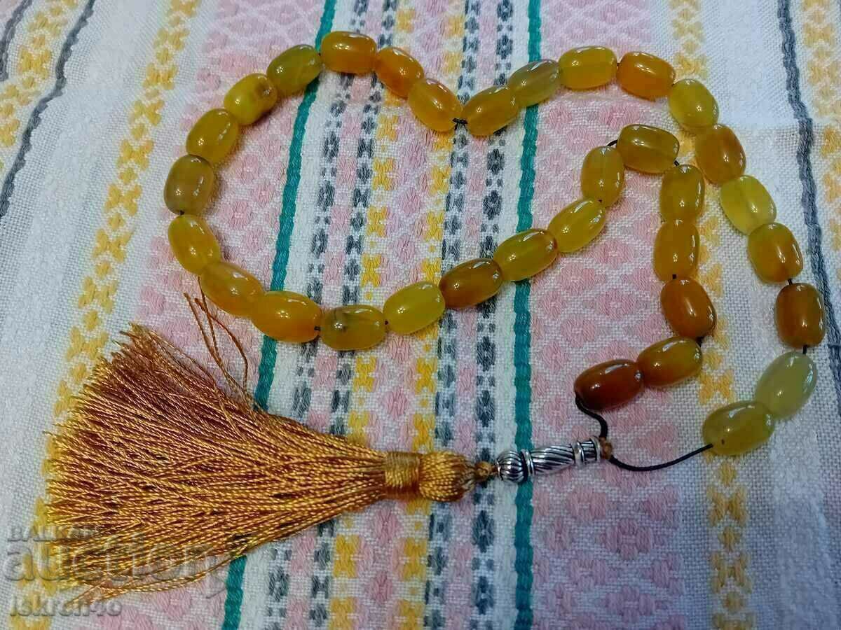 Δημοπρασία Ροζάριο Αχάτης κίτρινο-πορτοκαλί Δημοπρασία Ροζάριο Αχάτης κίτρινο-πορτοκαλί