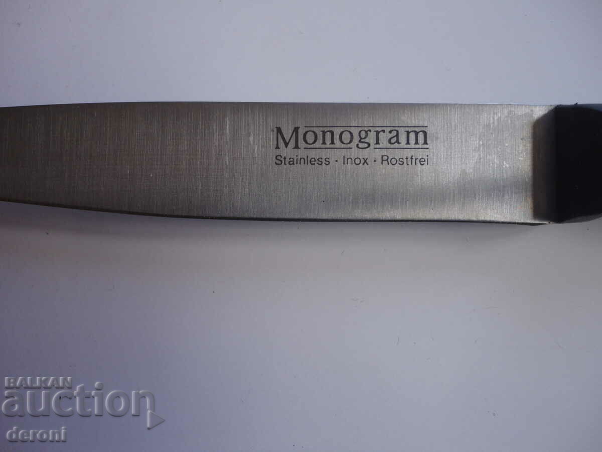 German Monogram knife with price 10.00 BGN | € 5.11 German Monogram knife with price 10.00 BGN | € 5.11