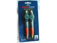 EURO 2008 football - souvenir pens, gift - 2 pieces