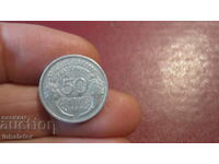 1945 year 50 centimes France - aluminum