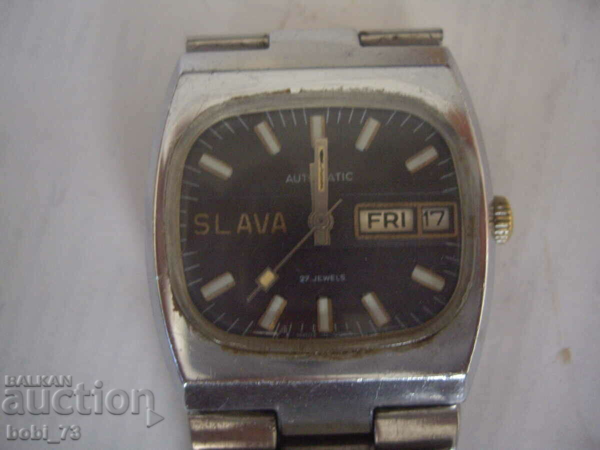 Αυτόματο ρολόι Slava με τιμή 120.00 BGN | € 61.36 Αυτόματο ρολόι Slava με τιμή 120.00 BGN | € 61.36