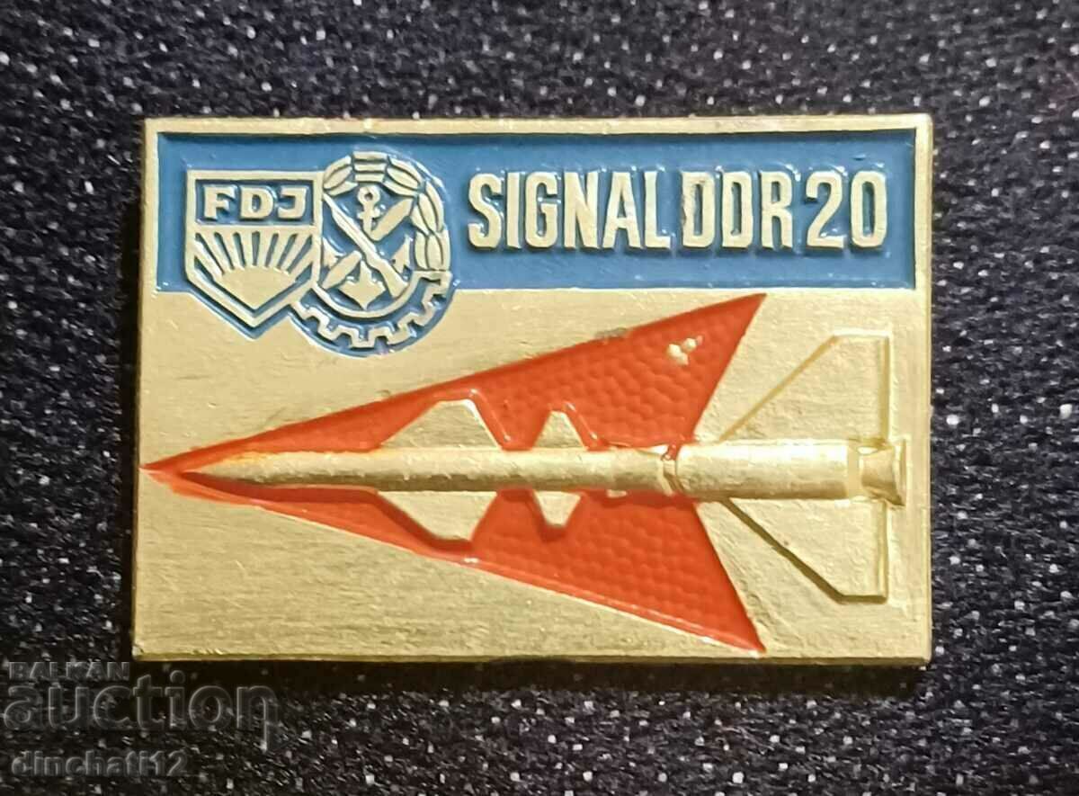 FDJ SIGNAL DDR 20. Missile troops Germany with price 8.00 BGN | € 4.09 FDJ SIGNAL DDR 20. Missile troops Germany with price 8.00 BGN | € 4.09