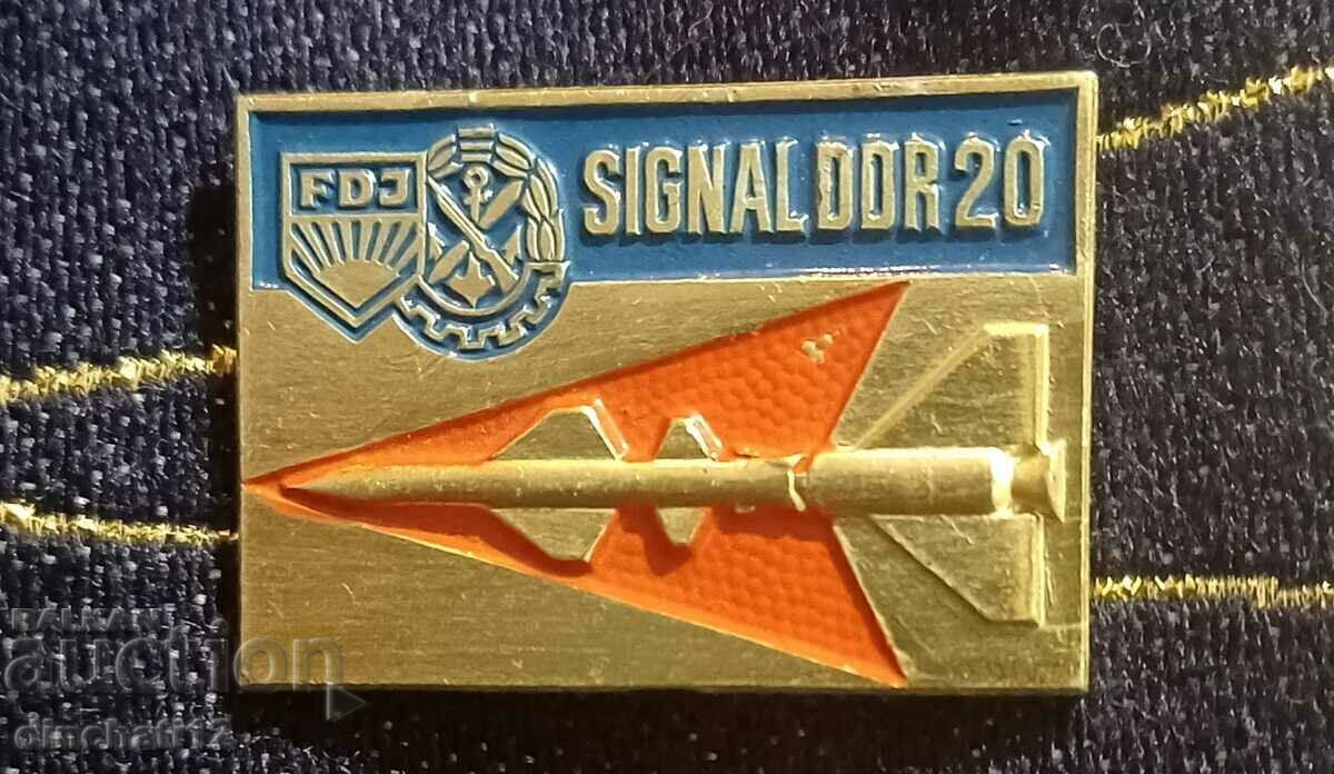 FDJ SIGNAL DDR 20. Missile troops Germany