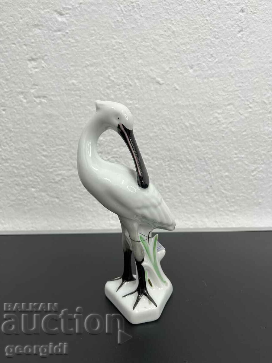 Vintage Porcelain Lopatar Bird Figurine. #4807