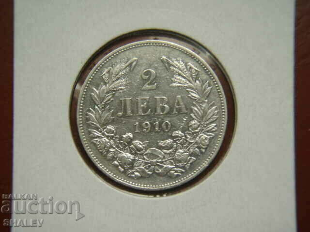 Livrarea 2 BGN 1910 Regatul Bulgariei (monedă rară) - AU Livrarea 2 BGN 1910 Regatul Bulgariei (monedă rară) - AU