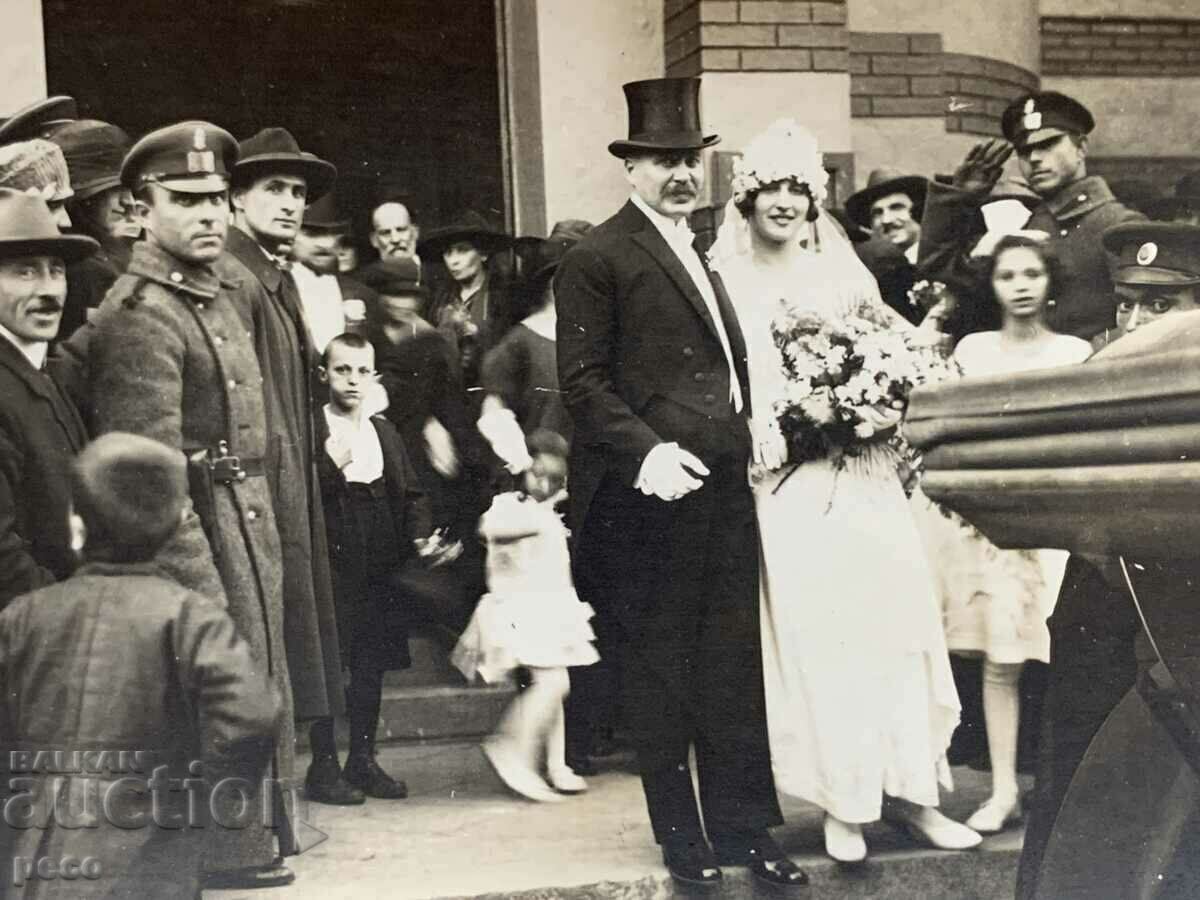Minister Yanaki Mollov Wedding old photo with price 30.00 BGN | € 15.34