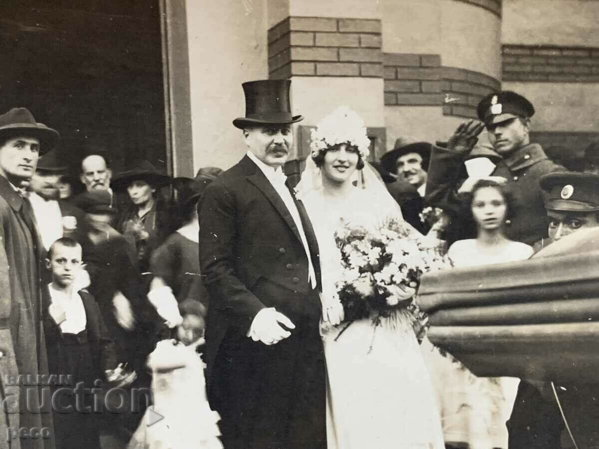 Auction  Minister Yanaki Mollov Wedding old photo