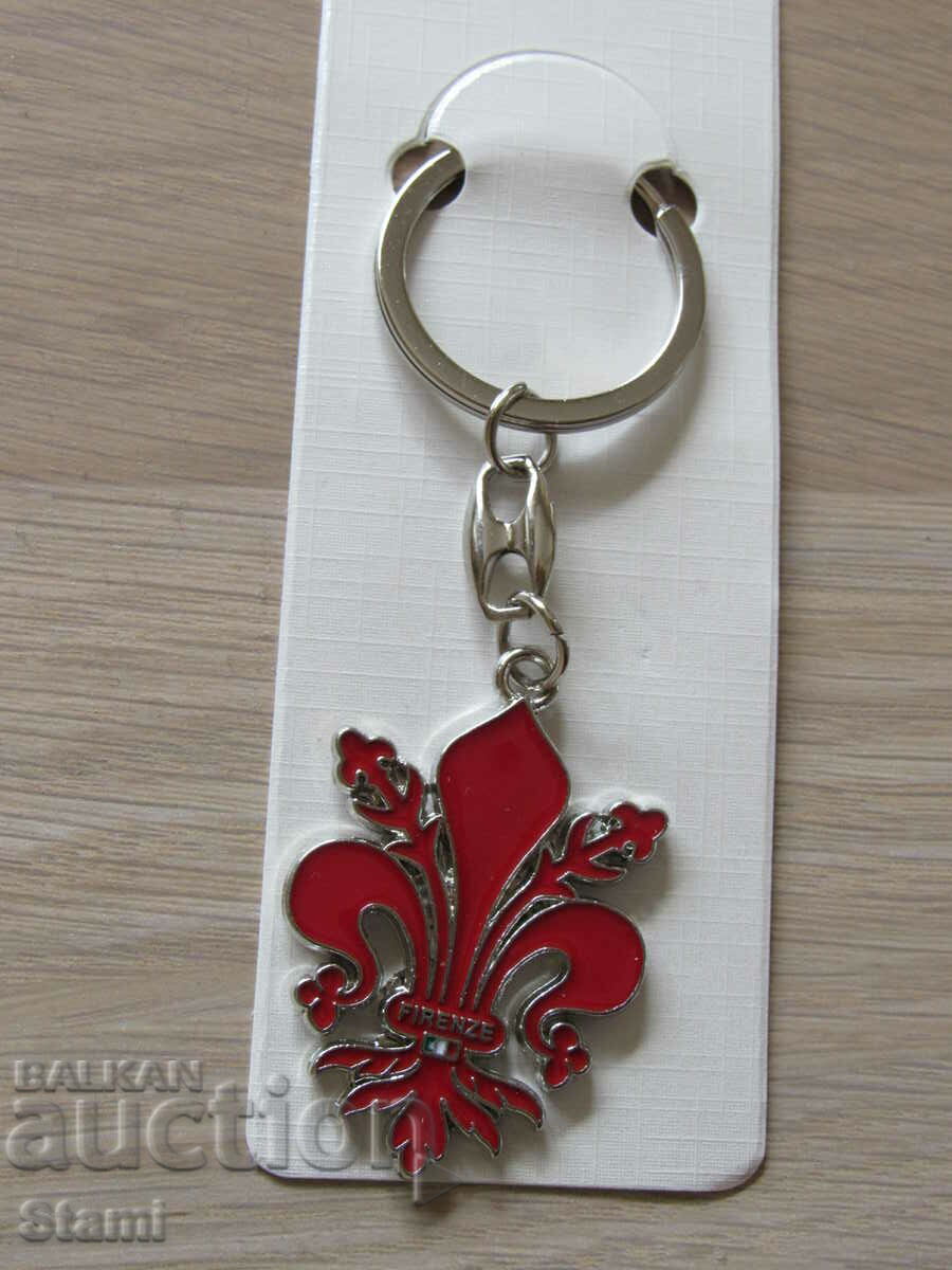 Delivery of Metal key ring from Florence, Italy Delivery of Metal key ring from Florence, Italy