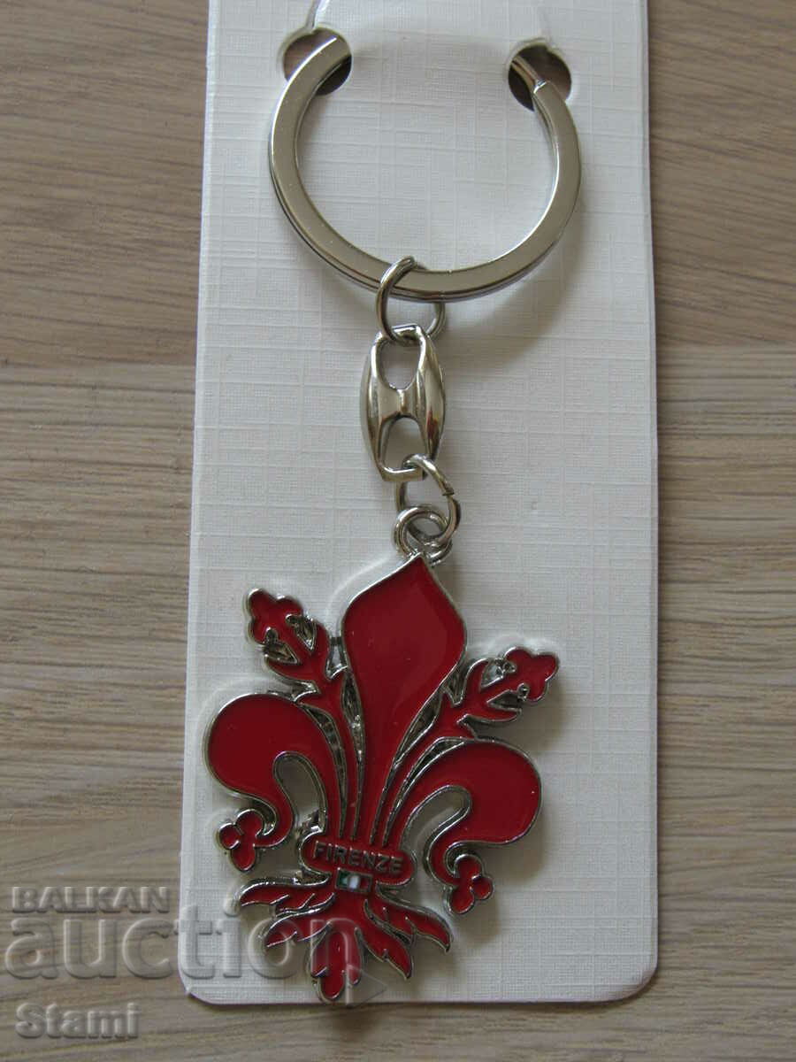 Metal key ring from Florence, Italy - 5 Metal key ring from Florence, Italy - 5