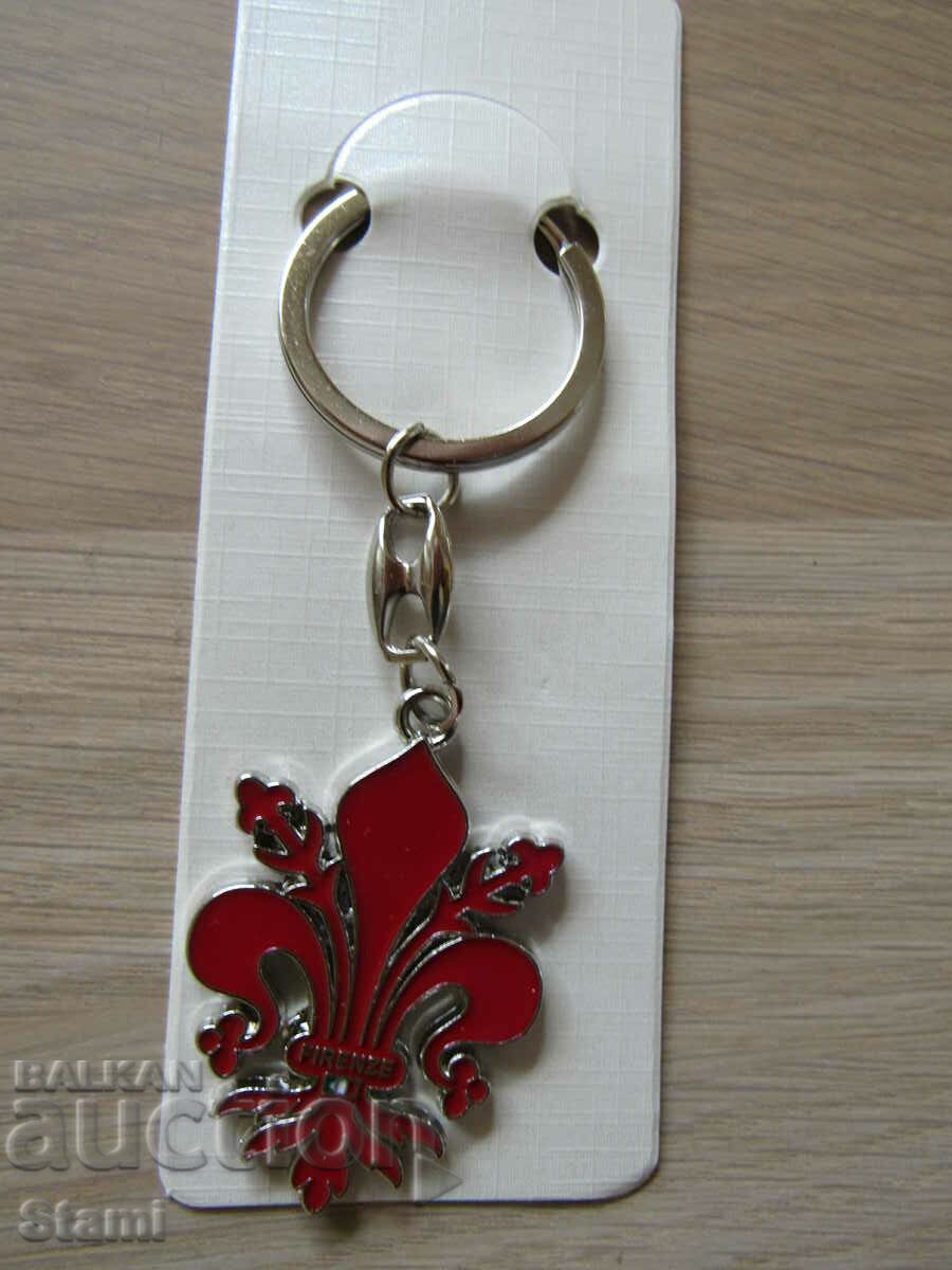 Metal key ring from Florence, Italy - 6 Metal key ring from Florence, Italy - 6
