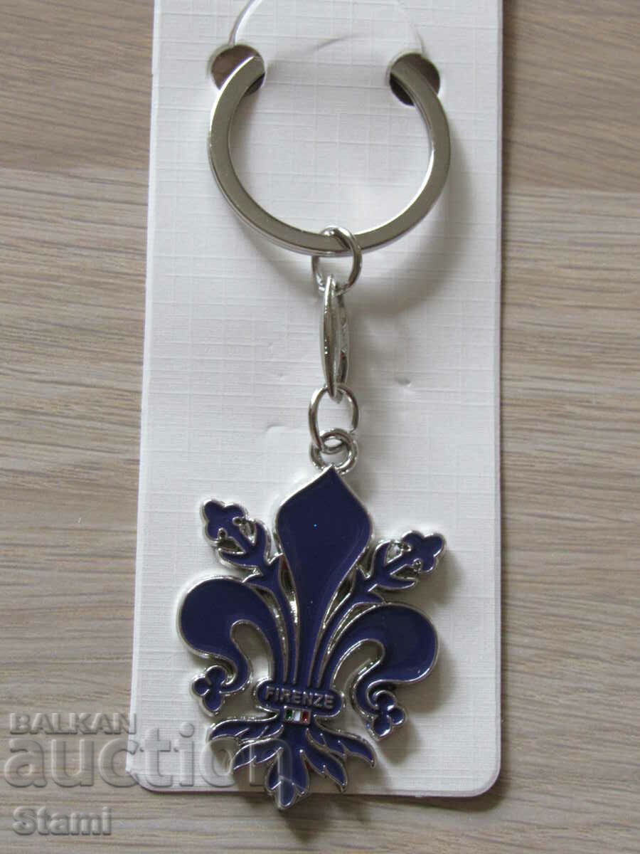Metal key ring from Florence, Italy - 5