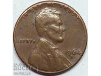 1 cent 1964 Președintele SUA Lincoln
