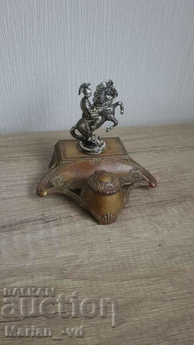 Old French small inkstand
