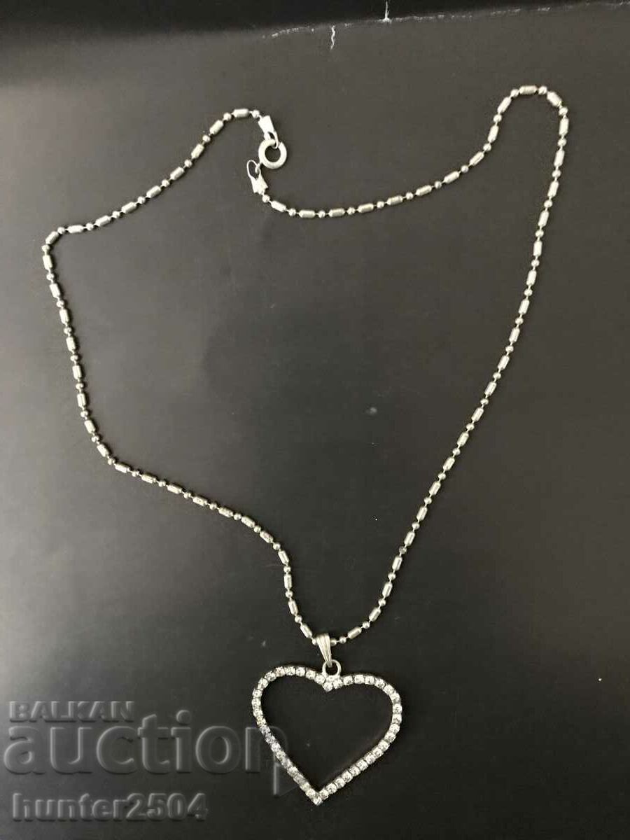 Колие,огърлица,гердан-50 см Сърце с цена 9.95 лв. | € 5.09 Колие,огърлица,гердан-50 см Сърце с цена 9.95 лв. | € 5.09