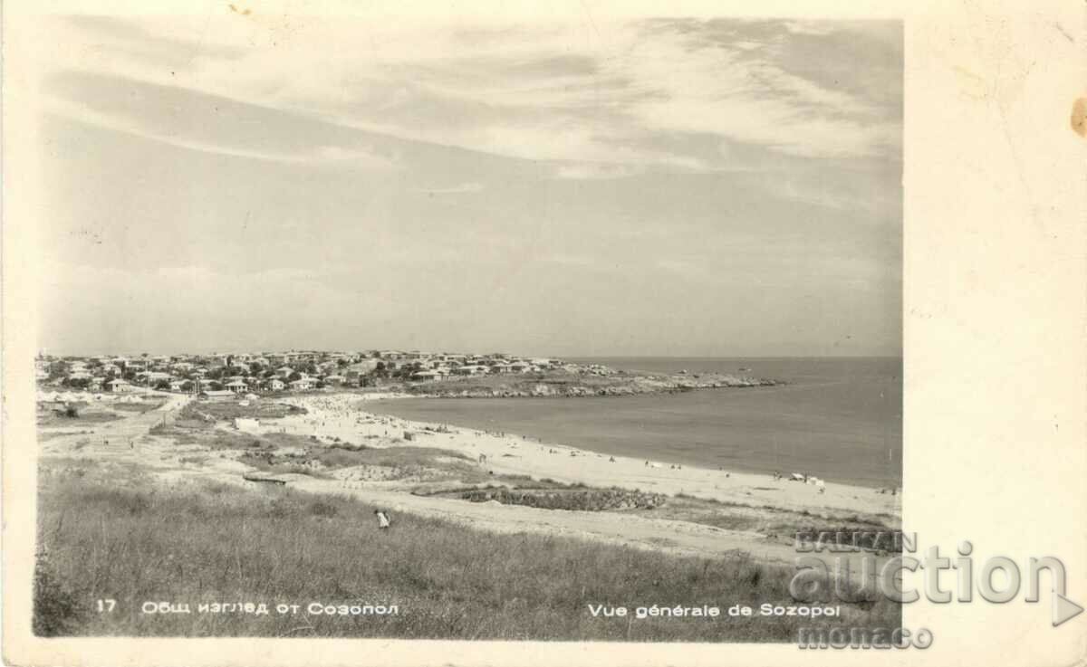 Old postcard - Sozopol, General view