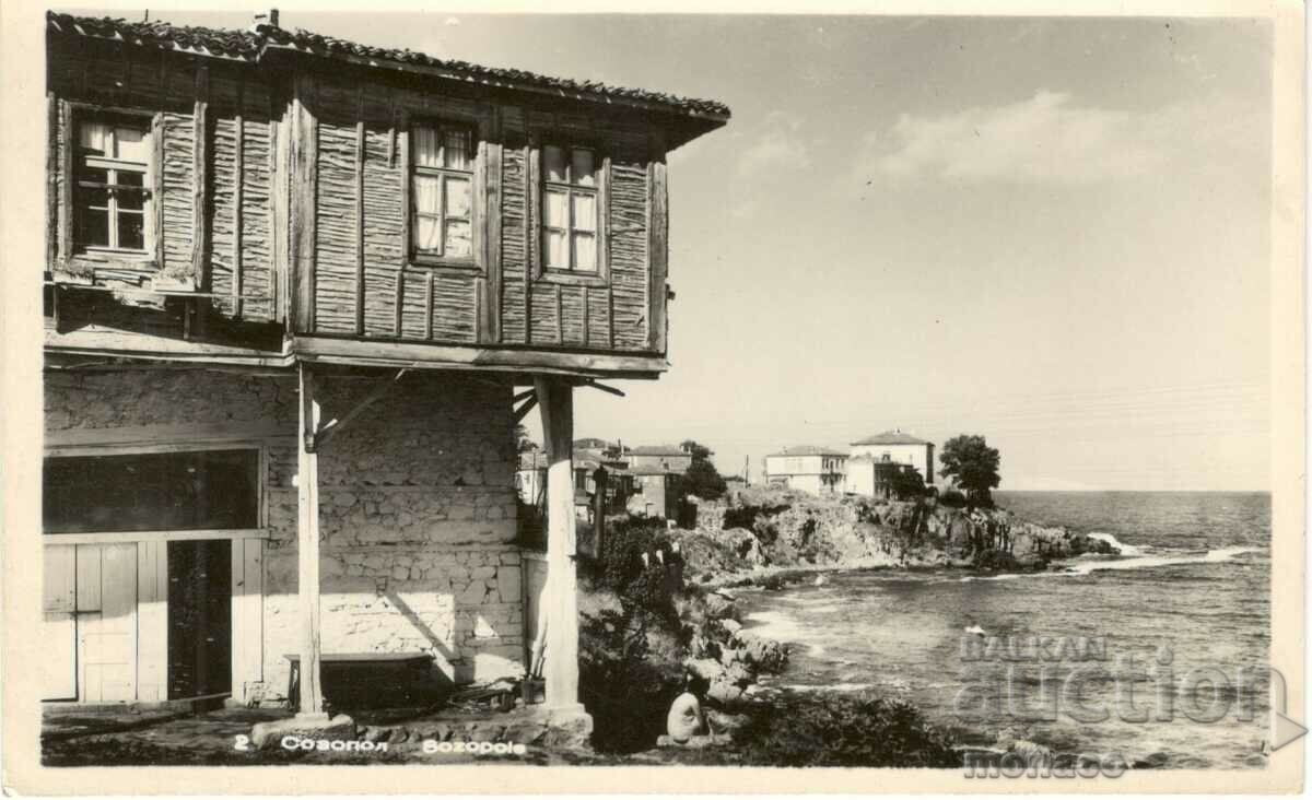 Стара картичка - Созопол, Стара къща