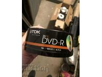 Παρτίδα 25 δίσκων DVD και 25 δίσκων CD-R