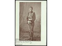 Царство България Картичка Принц Борис III Ордени Сабя Цар