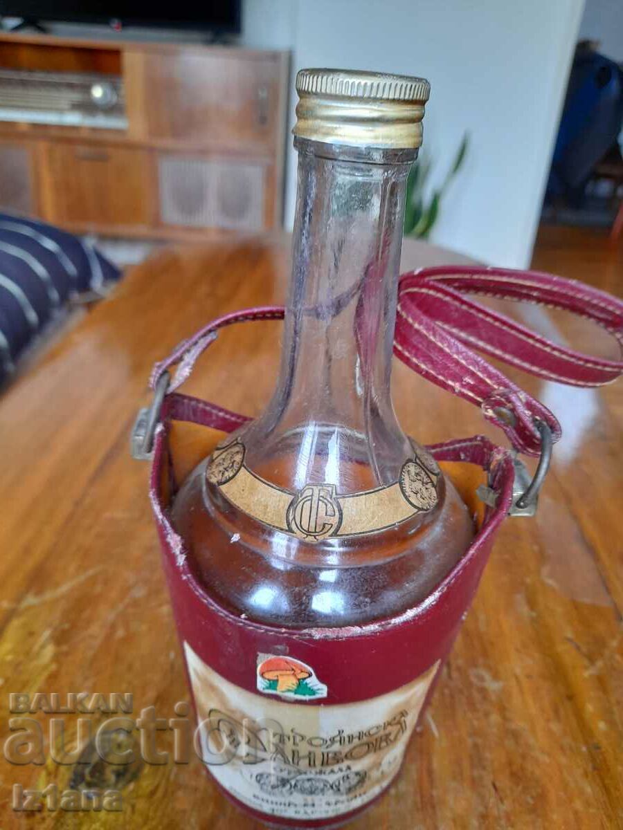 Δημοπρασία Παλιά θήκη, μπουκάλι Troyanska slivova Δημοπρασία Παλιά θήκη, μπουκάλι Troyanska slivova