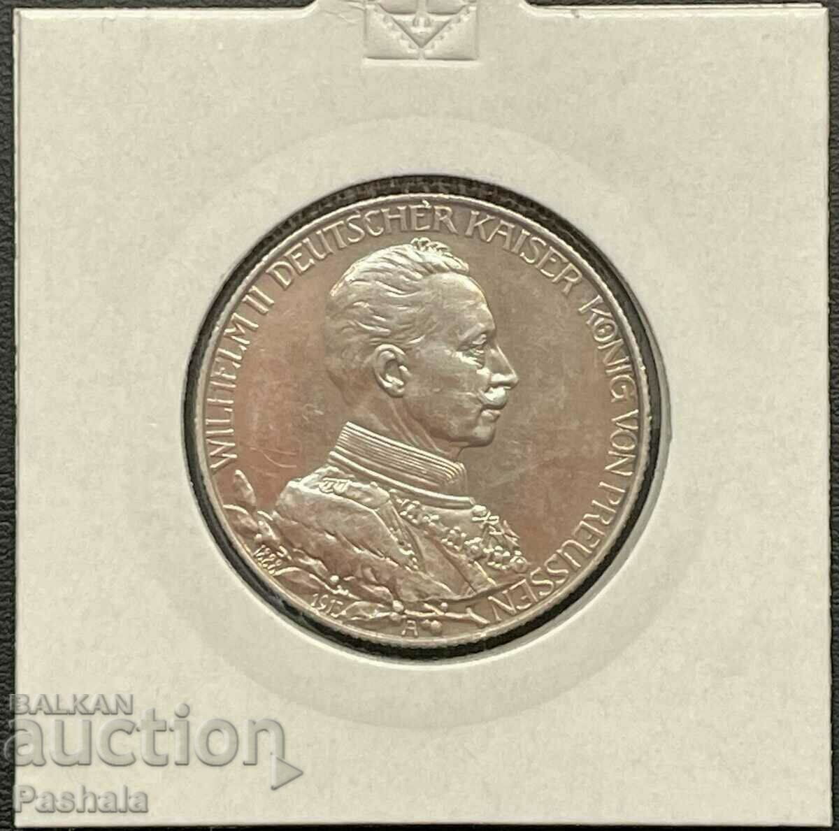 Германия 2 марки 1913 г. Прусия .