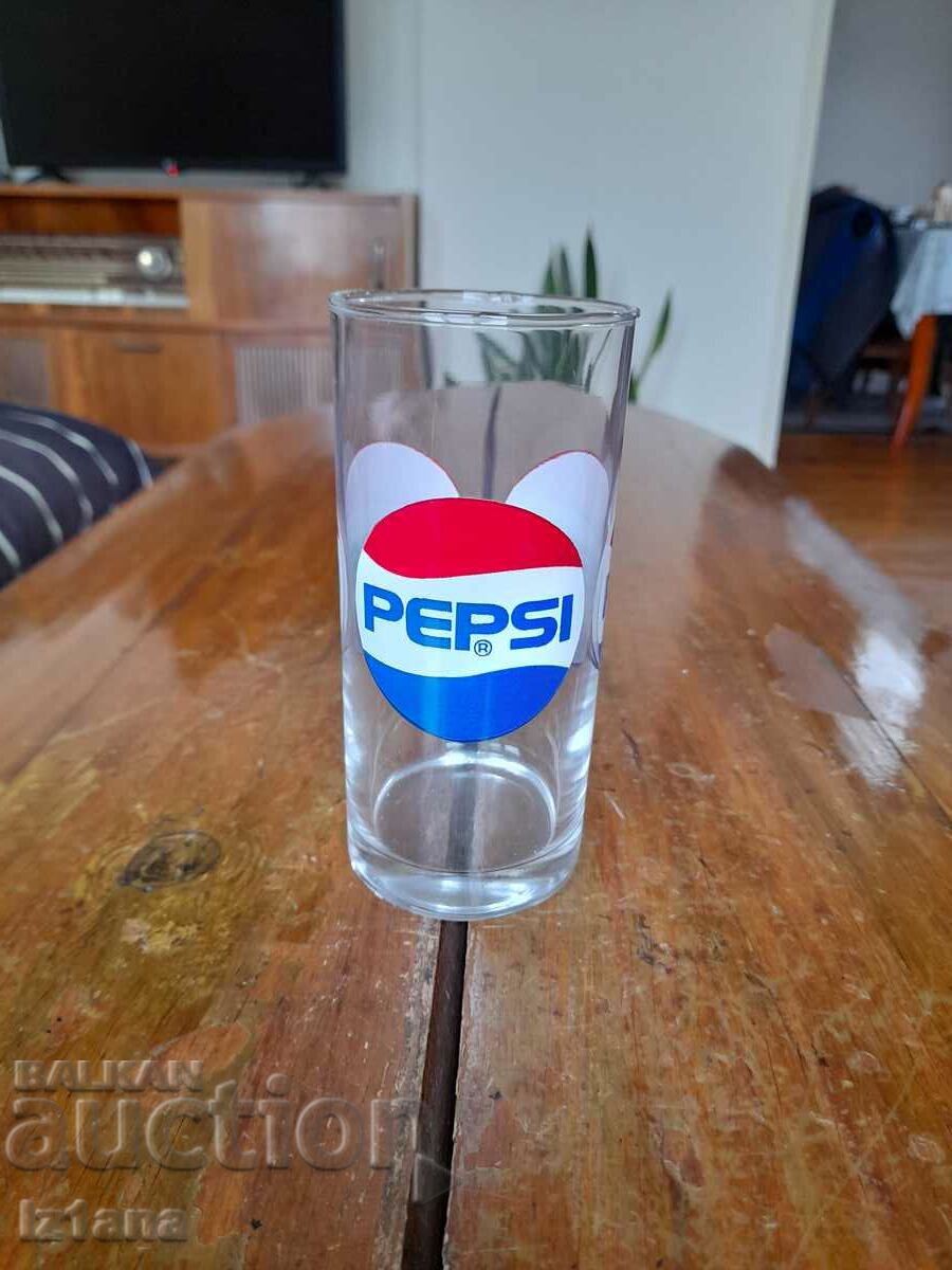 Old Pepsi glass, Pepsi