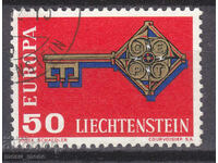 Европа СЕПТ 1968 Лихтенщайн