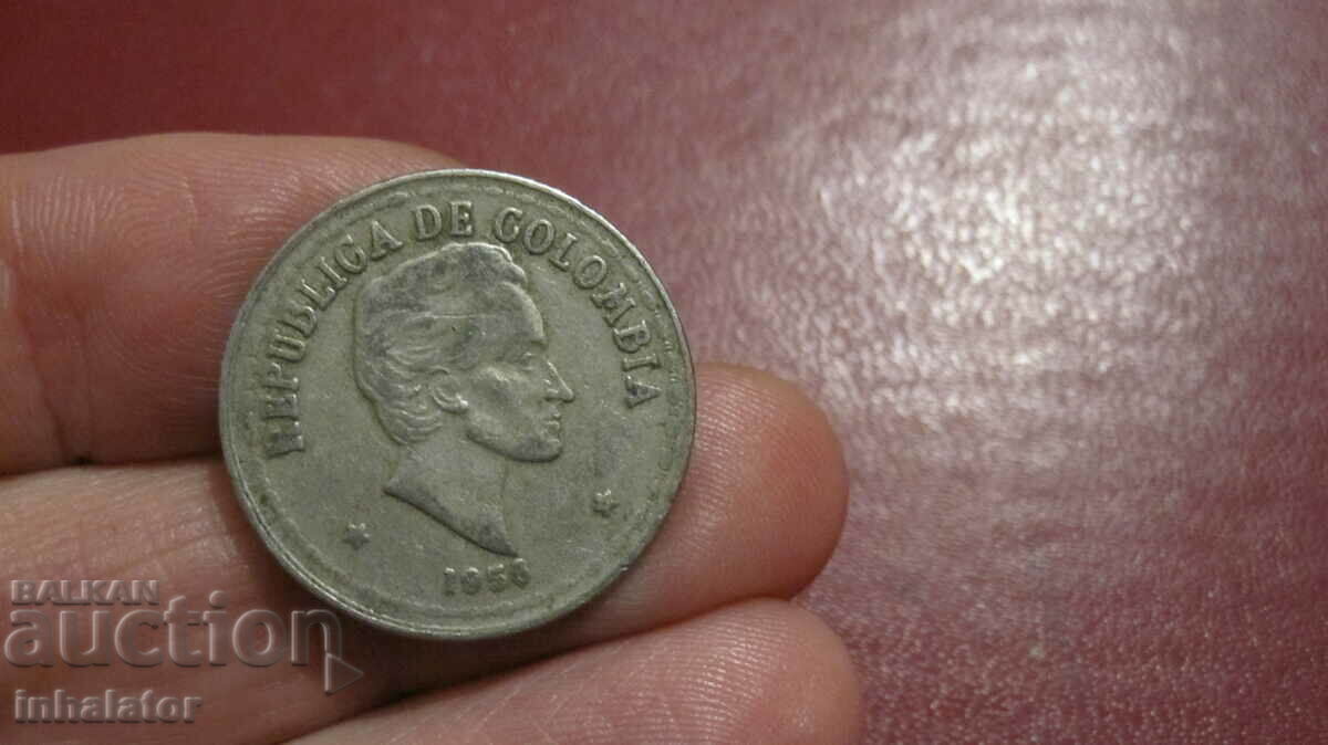 Columbia 20 centavos 1956