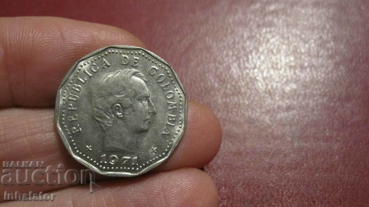 Colombia 50 centavos 1971