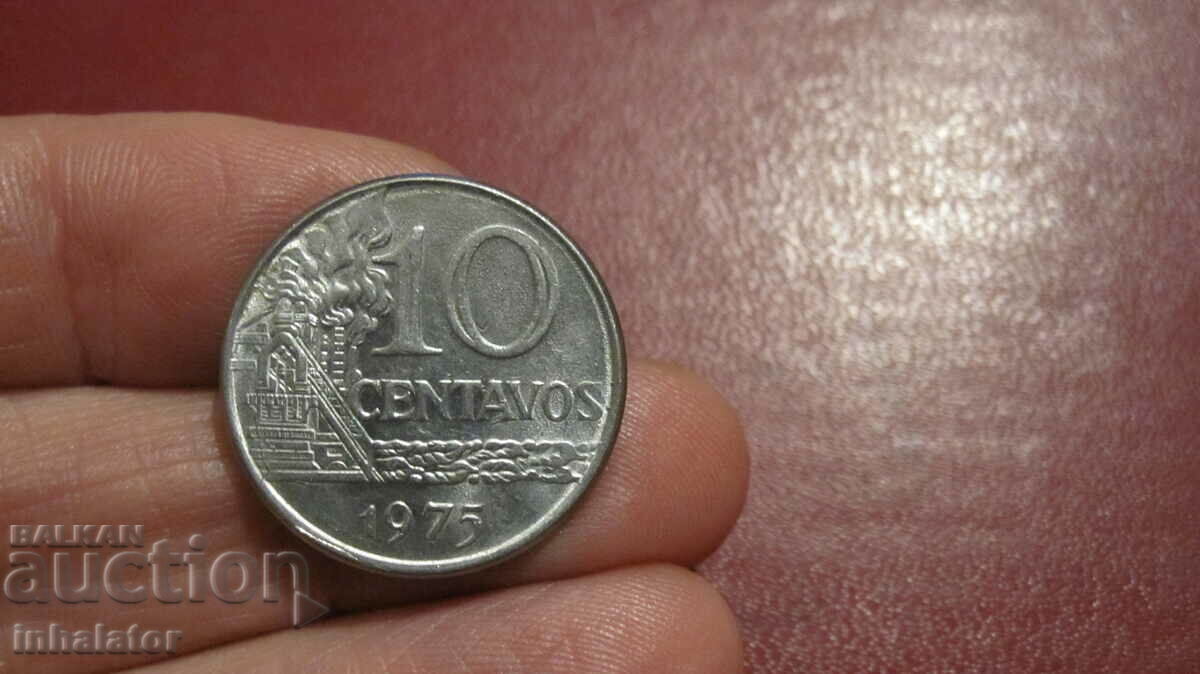 1975 10 centavos Βραζιλία