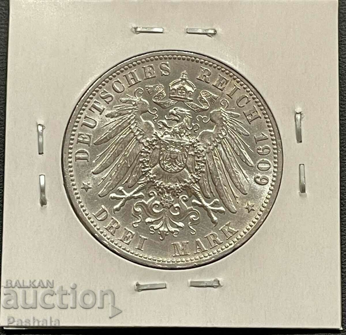 Germany 3 stamps 1909 Württemberg. with price 100.00 BGN | € 51.13 Germany 3 stamps 1909 Württemberg. with price 100.00 BGN | € 51.13