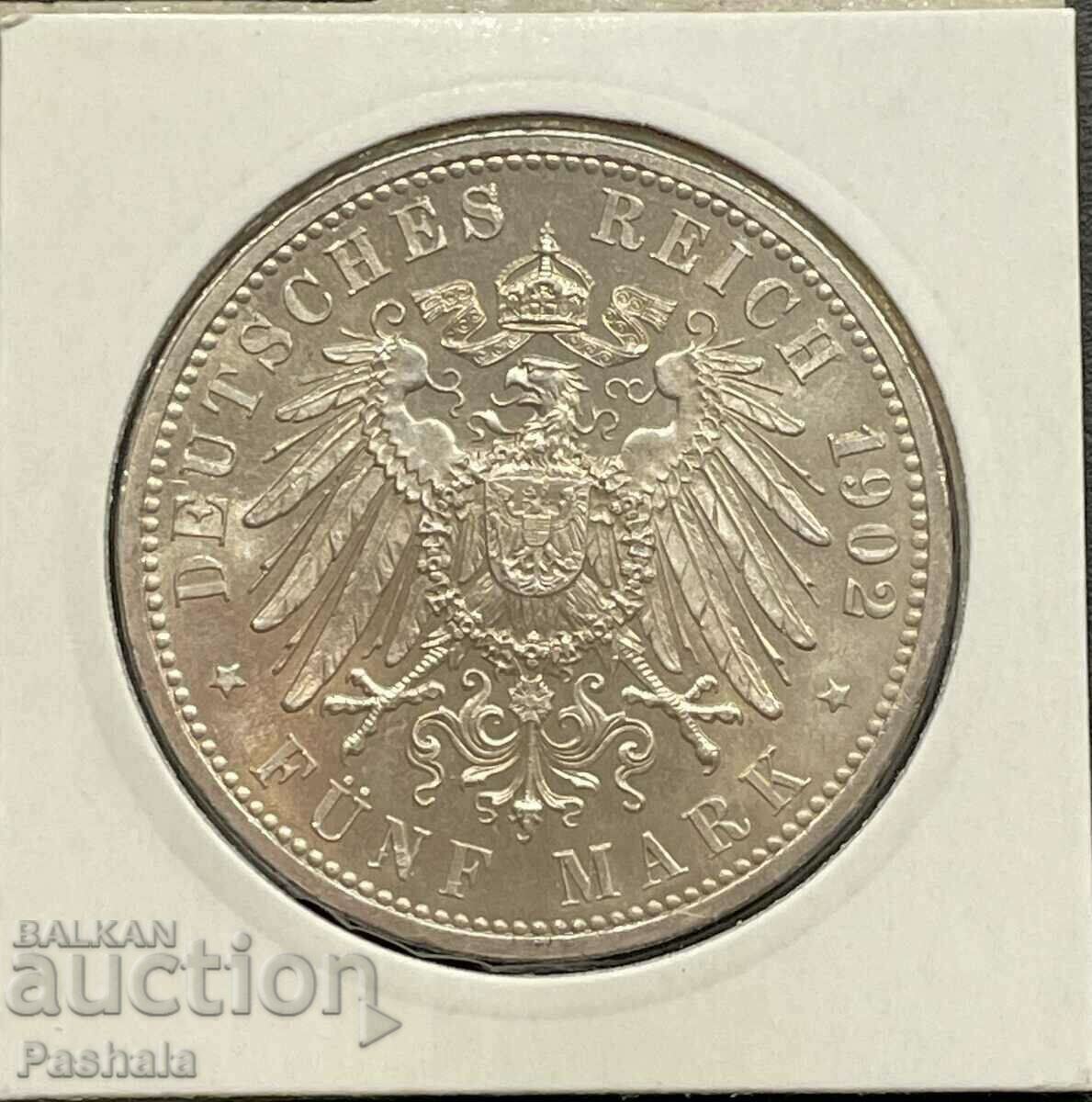 Germany 5 stamps 1902 Baden. Rare. with price 700.00 BGN | € 357.90 Germany 5 stamps 1902 Baden. Rare. with price 700.00 BGN | € 357.90