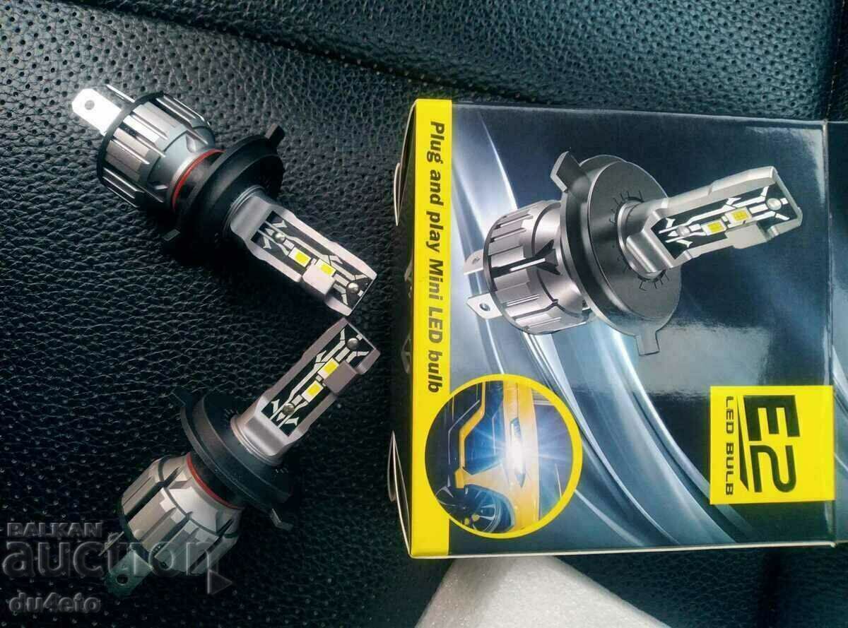 Auction Set of LED Diode bulbs E2 H4 35W - 12V 6000K Auction Set of LED Diode bulbs E2 H4 35W - 12V 6000K