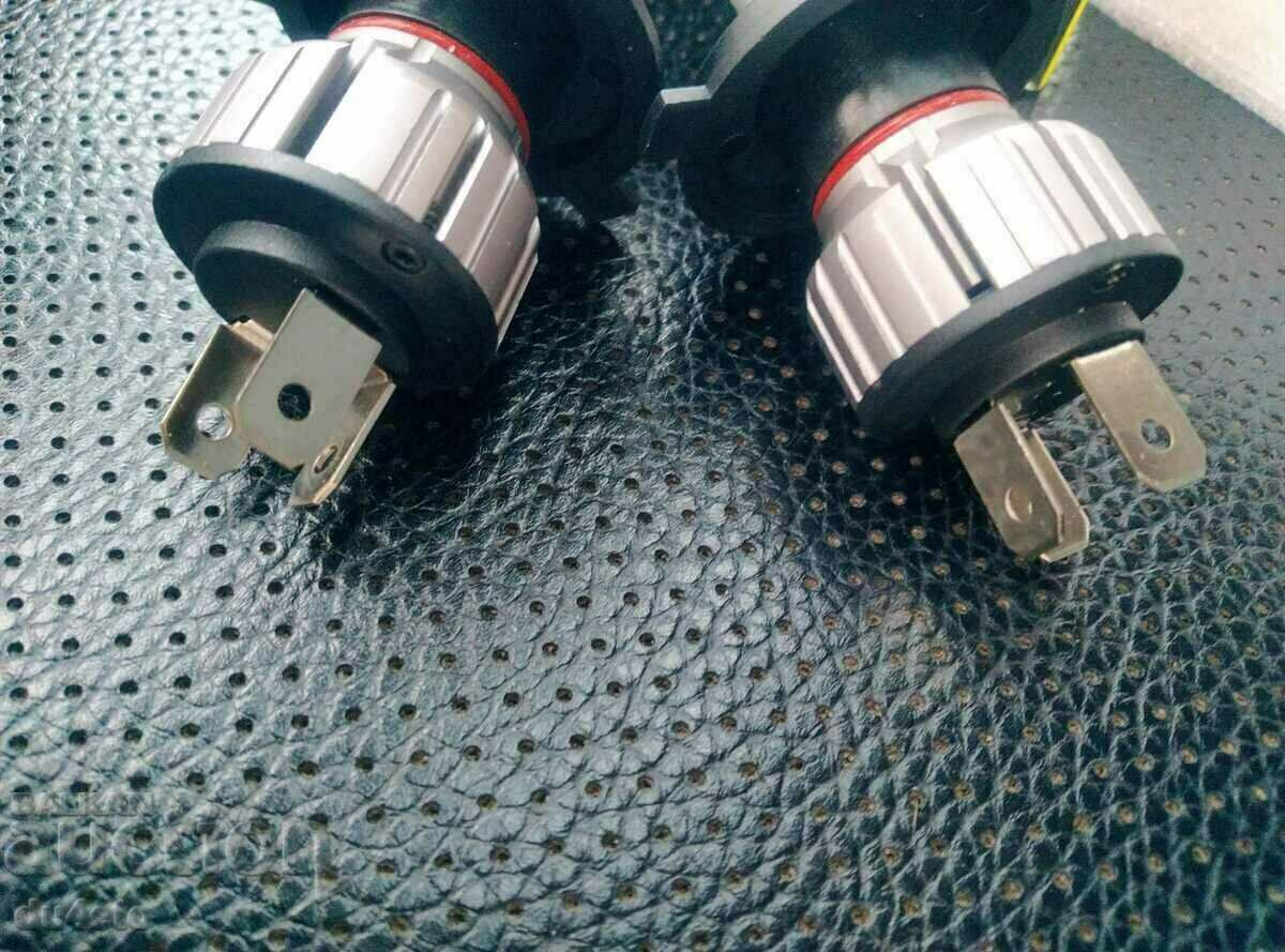 Set of LED Diode bulbs E2 H4 35W - 12V 6000K - 5 Set of LED Diode bulbs E2 H4 35W - 12V 6000K - 5